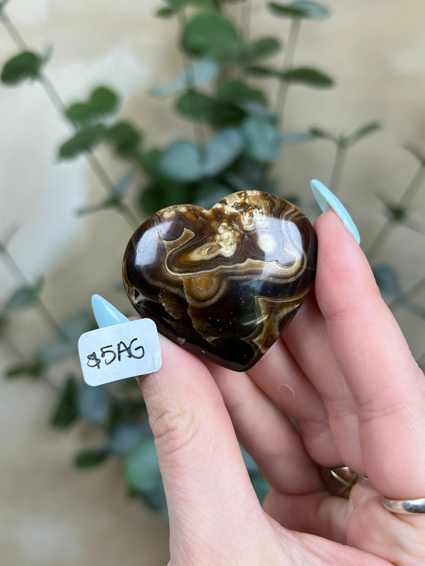 Chocolate Calcite Hearts (5 options)