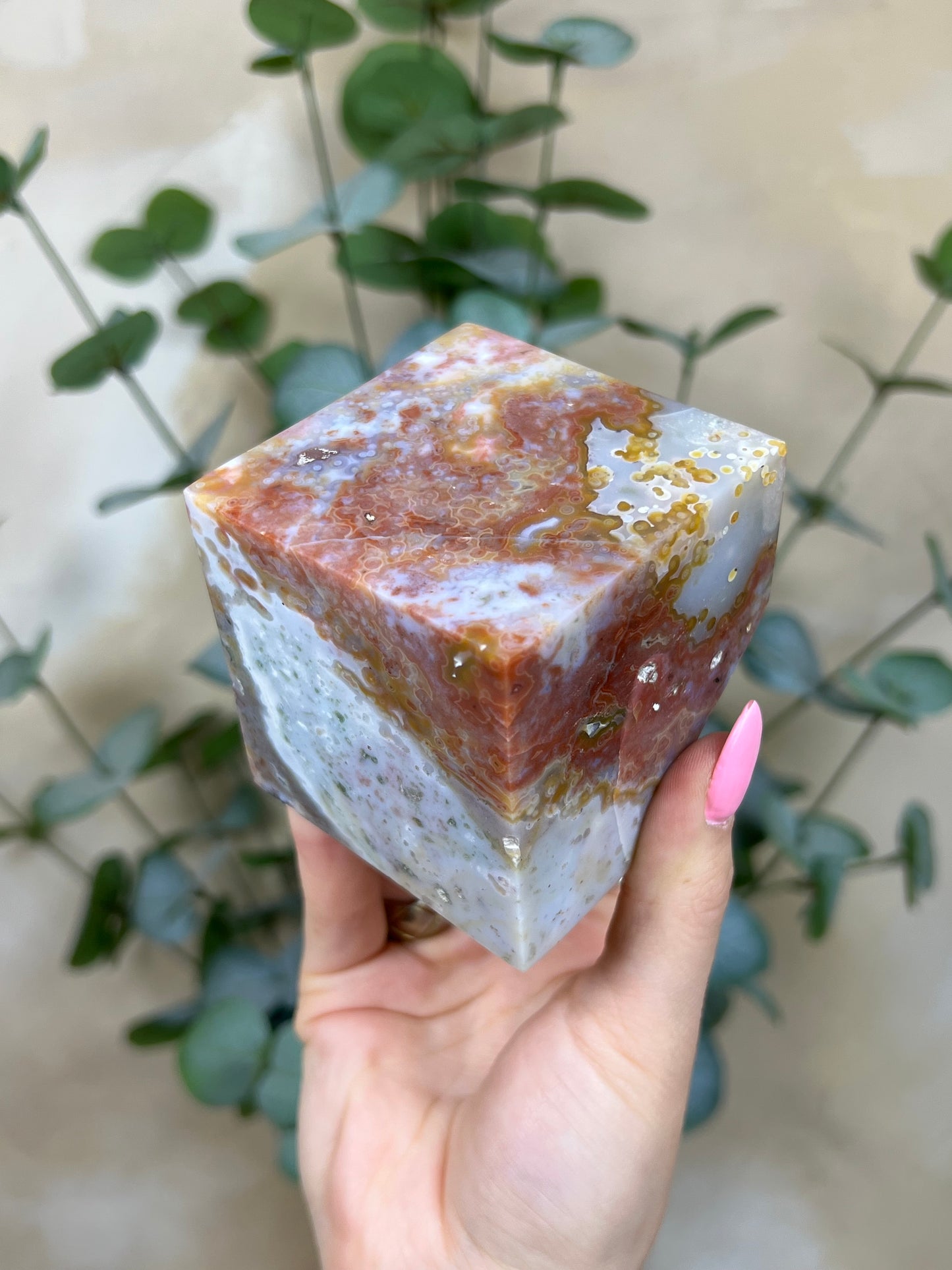 Sea Jasper Cube (52AD)