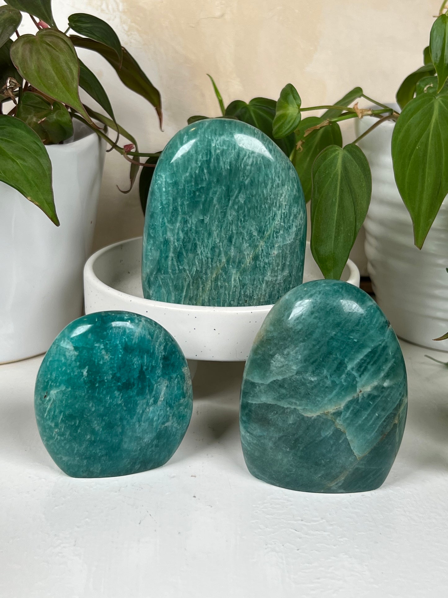 Amazonite Freeforms (13NB, 19LJ, 23LZ)