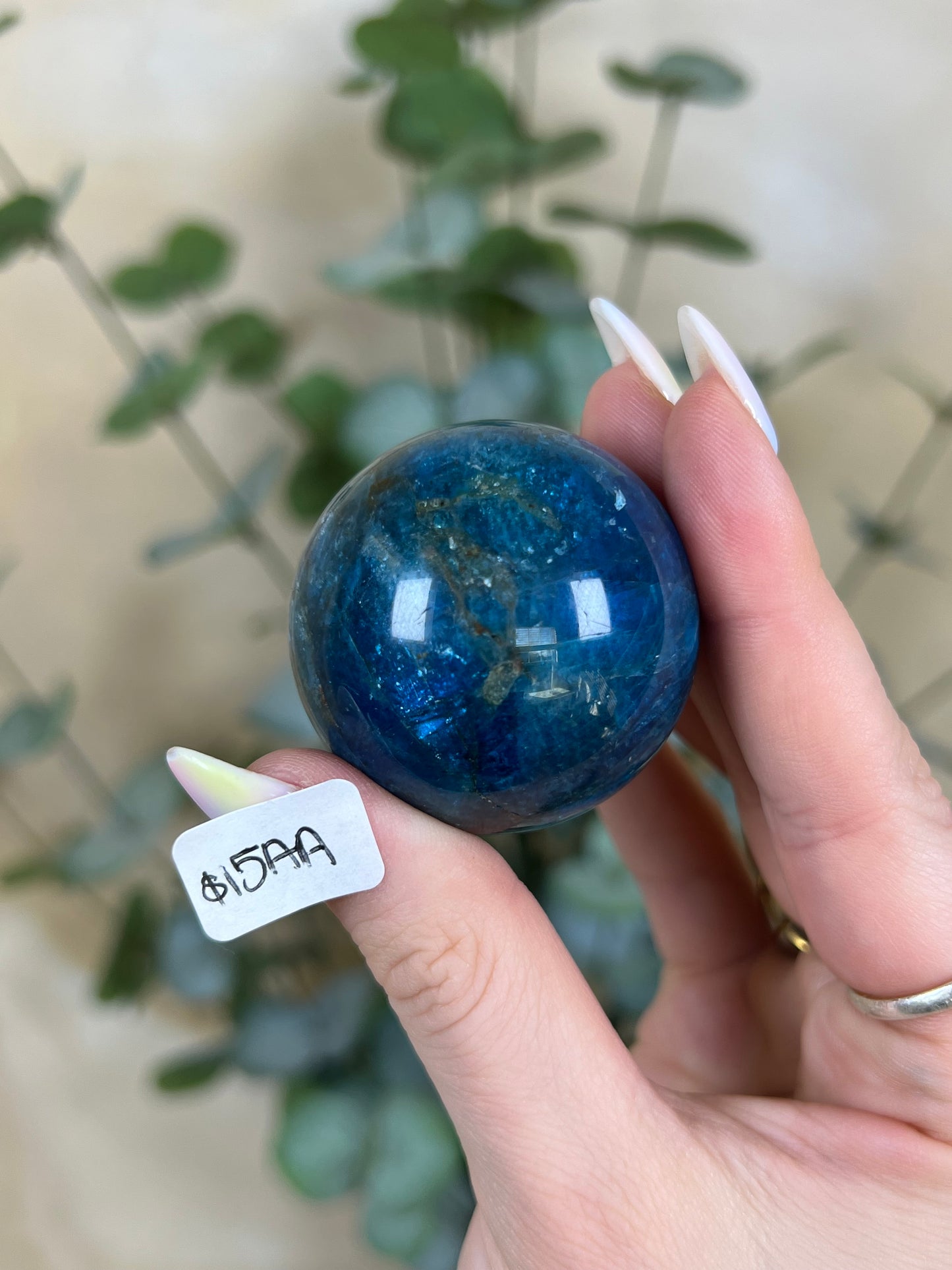 Blue Apatite Spheres (15AA, 15AB)