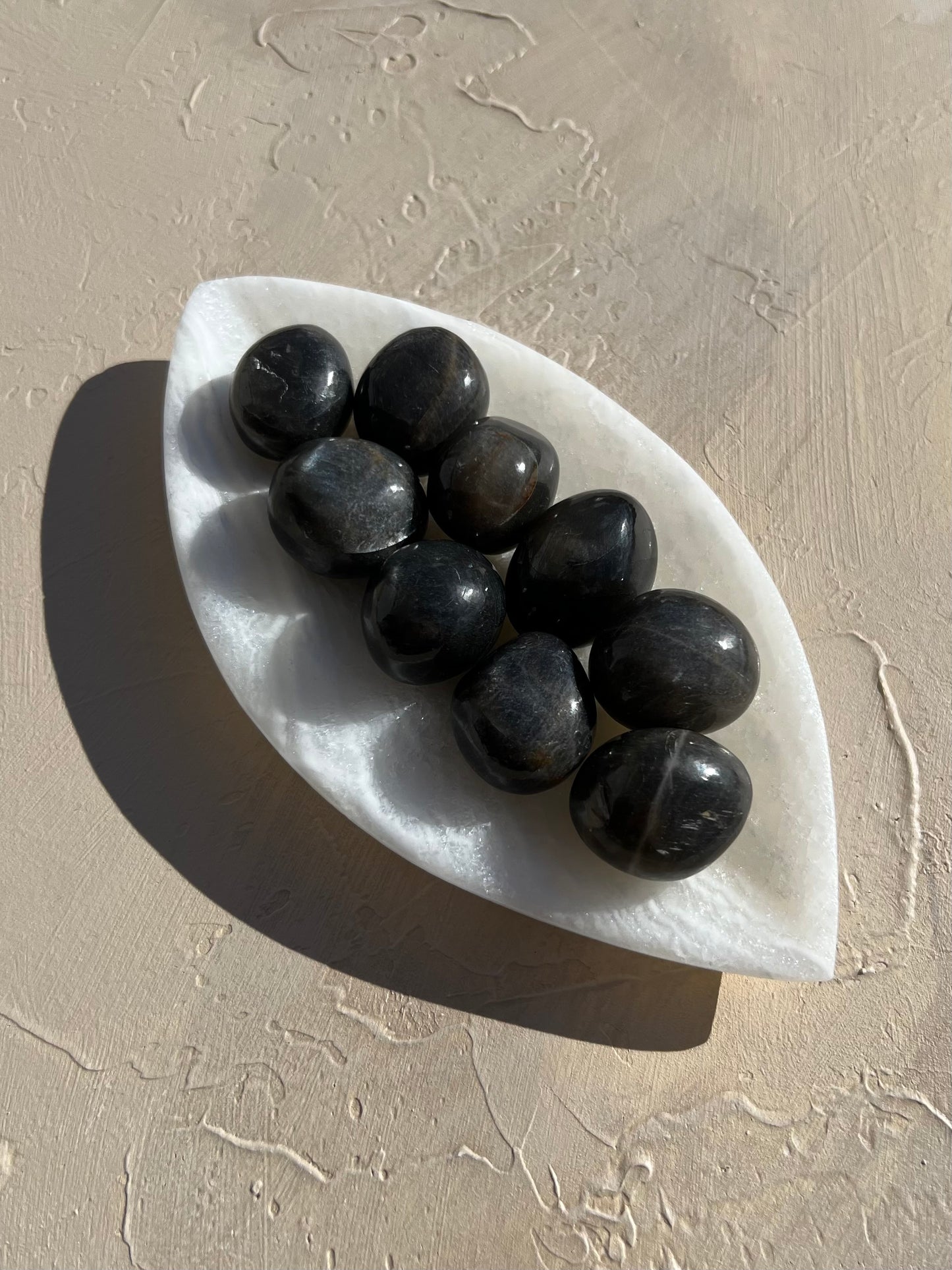 Black Moonstone Tumble