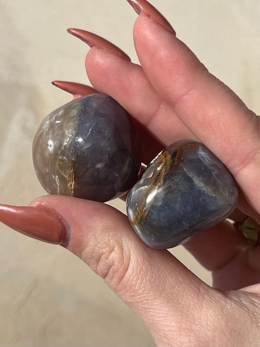 Purple Chalcedony Tumble