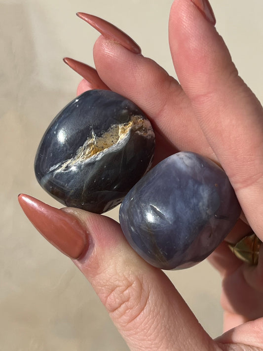 Purple Chalcedony Tumble