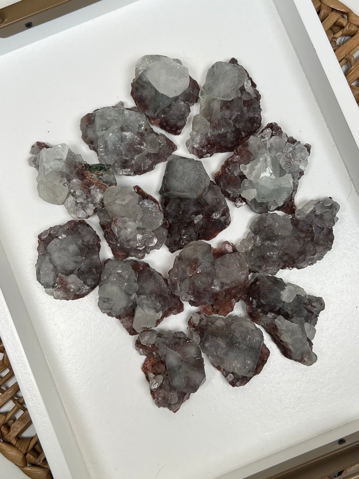 Red / Clear Apophyllite Group A