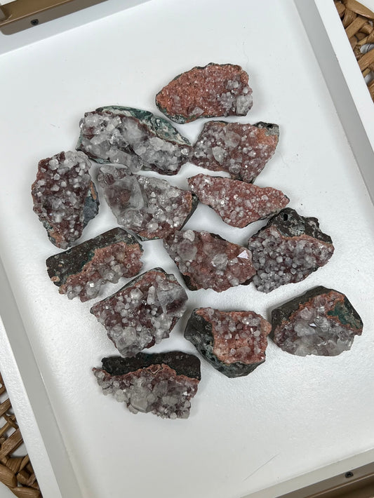 Red / Clear Apophyllite Group B