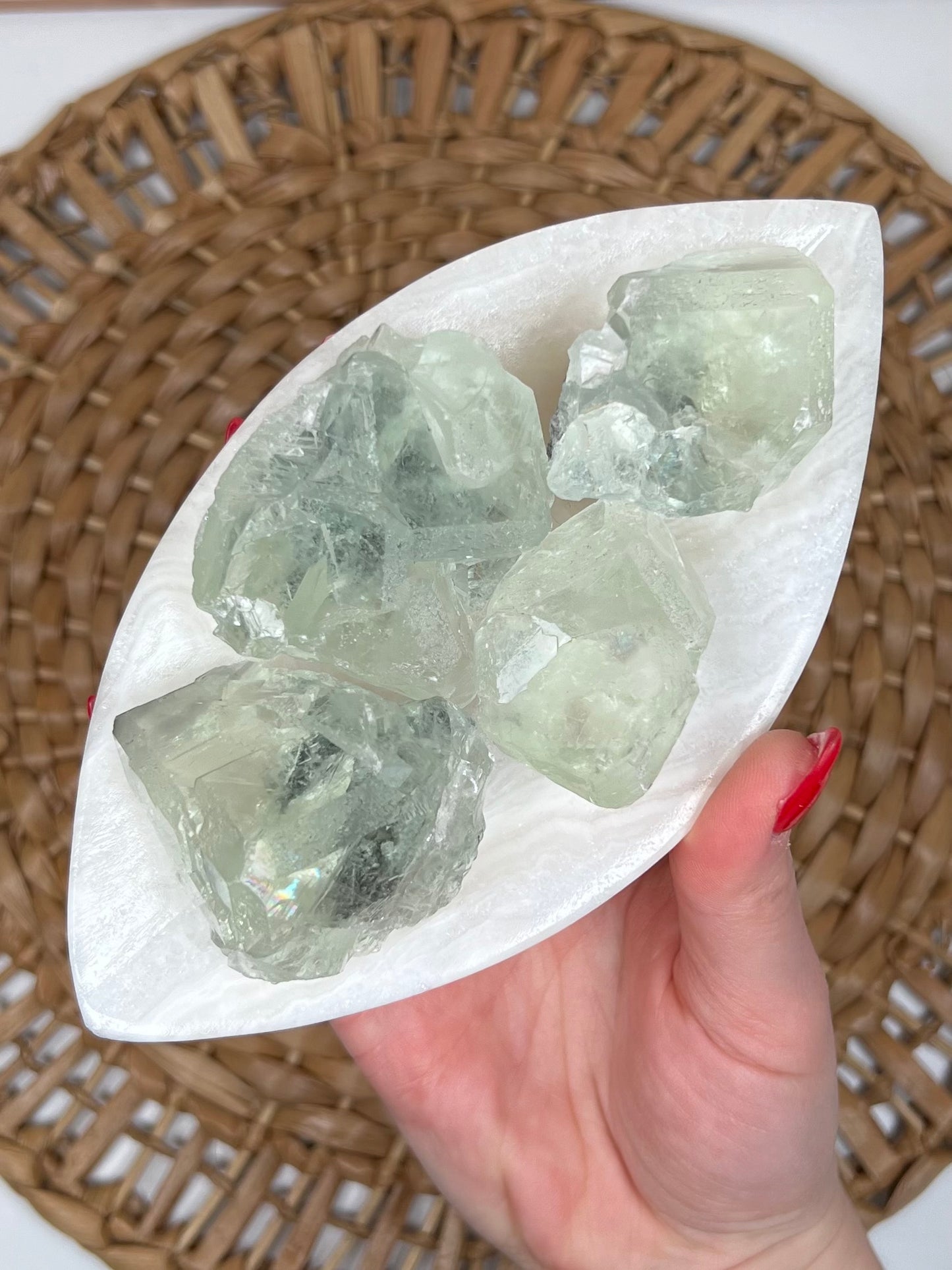 Glassy Green Cubic Fluorite (26-50 range)