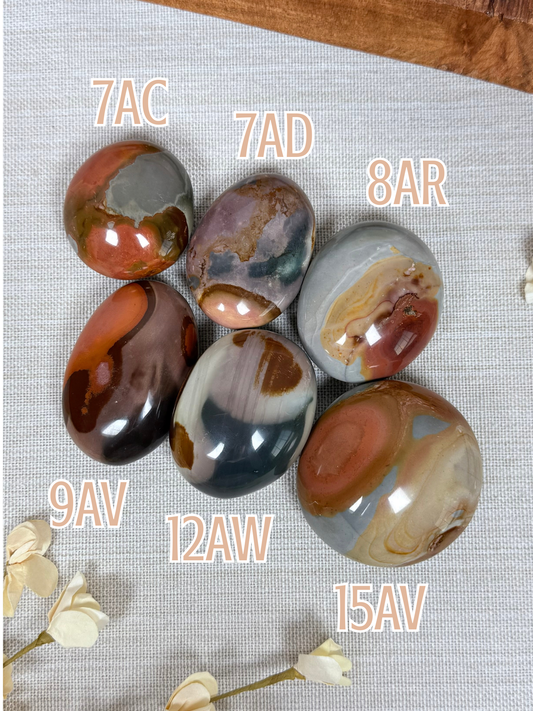 Polychrome Jasper Palms (6 options)