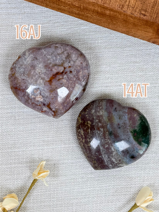 Sea Jasper Hearts (14AT, 16AJ)