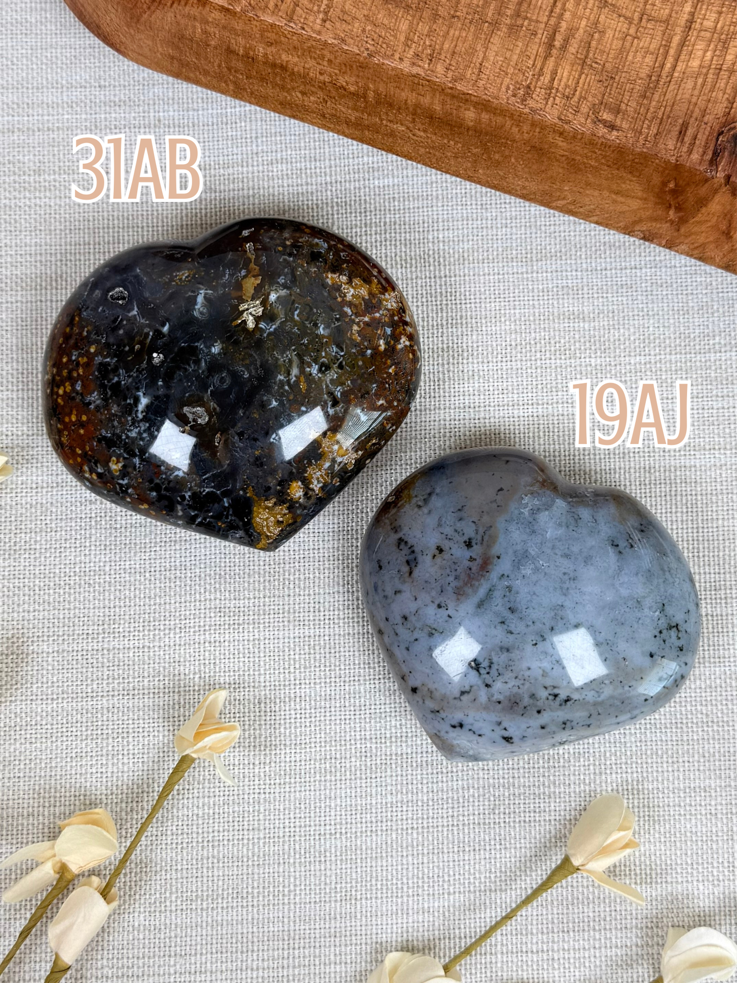 Sea Jasper Hearts (19AJ, 31AB)