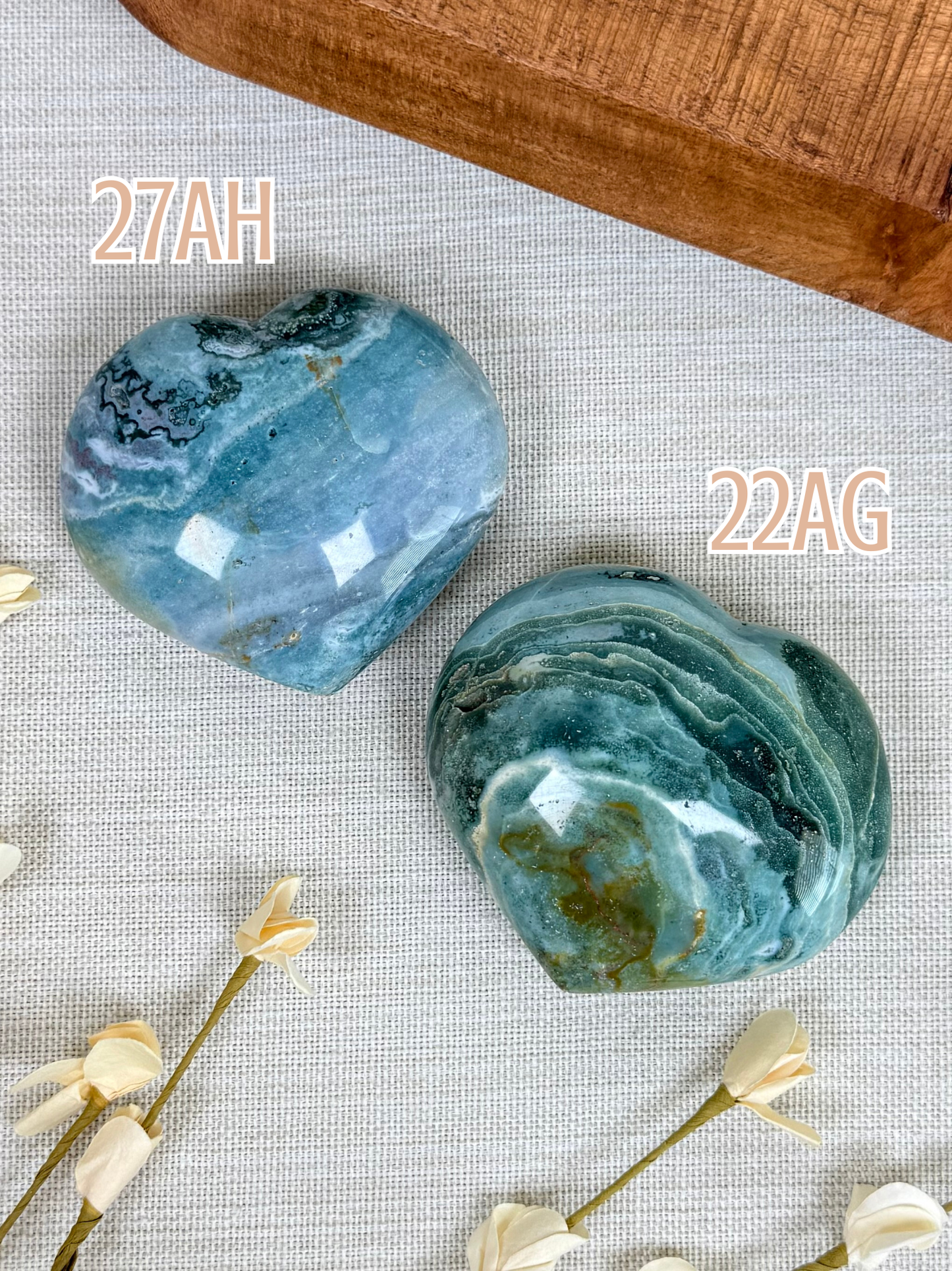 Sea Jasper Hearts (22AG, 27AH)